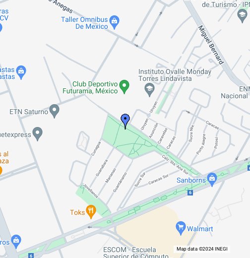 Localización del Futurama Lindavista. - Google My Maps