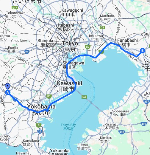 東関東自動車道 までのルート Google My Maps