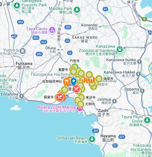 鎌倉観光マップ Google My Maps