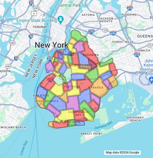 neighborhood map of brooklyn Neighborhoods Of Brooklyn Google My Maps neighborhood map of brooklyn