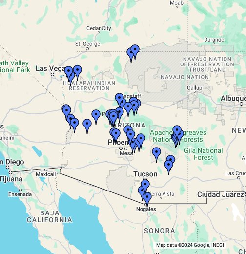 Arizona Fishing Maps from Omnimap, the leading international map