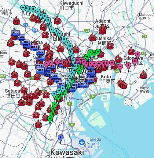 ブックオフ都営map Google My Maps