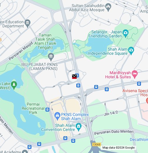 Dataran Shah Alam Google My Maps
