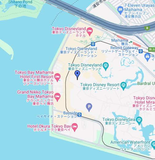 東京ディズニーランド Btアネックス Google My Maps