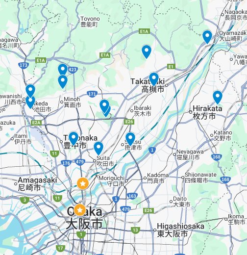 半日あれば楽しめる 大阪北摂の観光スポット Google My Maps