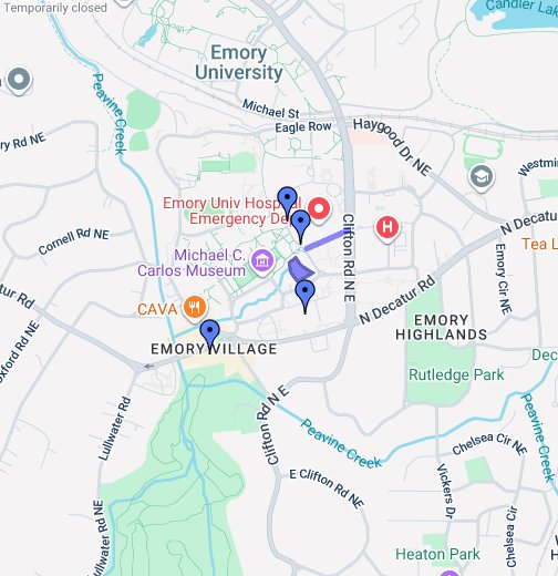 Emory Point Building Map Emory University - Google My Maps