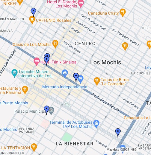 Servicheques Los Mochis - Google My Maps