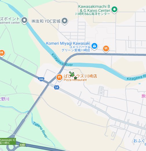 宮城県川崎町健康福祉課 Google My Maps