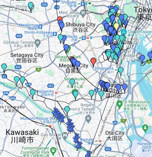 タモリ倶楽部 ロケ地 - Google My Maps