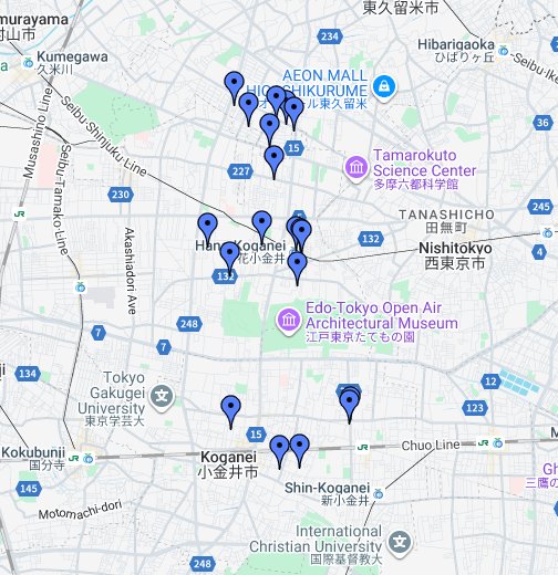 モヤさまsp 花小金井 Google My Maps