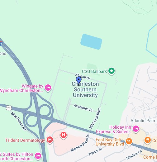 Charleston Southern University Map Charleston Southern University - Google My Maps