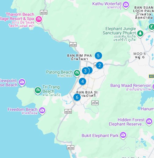プーケット パトンビーチのおすすめレストラン Google My Maps
