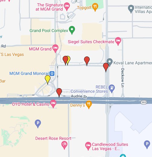 Caesars Palace Parking Garage - Google My Maps
