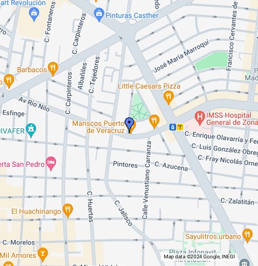 Mariscos Veracruz - Google My Maps