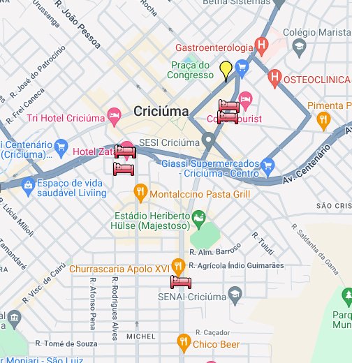 Criciuma (170) - Google My Maps
