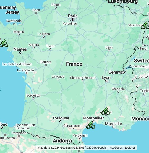 Esitellä 76+ imagen ranska kartta google