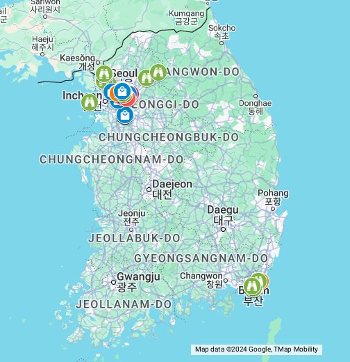 CREA 2023年春号 「いま、進化する韓国へ！」 - Google My Maps