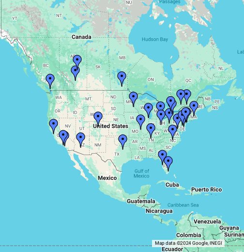 List of NHL Teams & Arenas (2021) – GeoJango Maps