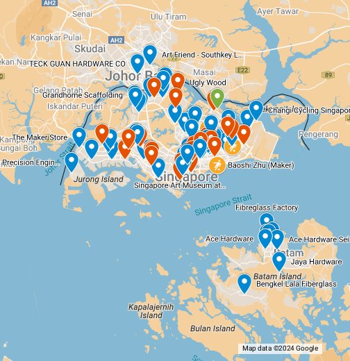 Singapore MakerMap - Google My Maps