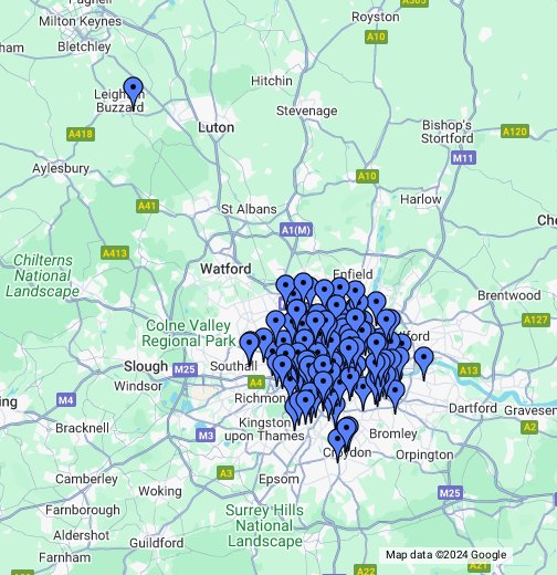 Gym locations - Google My Maps