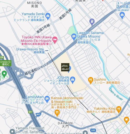 イオンモール浦和美園店 Google My Maps