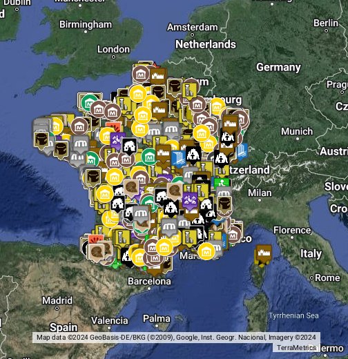 CDD France - Google My Maps