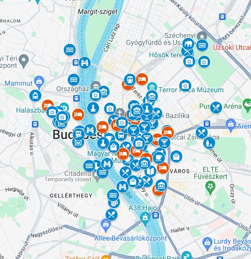 Budapestin kartta - Google My Maps