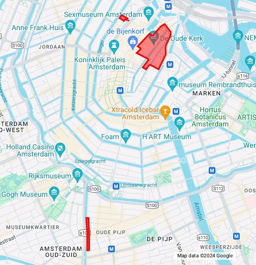 Amsterdam Light Map - My Maps