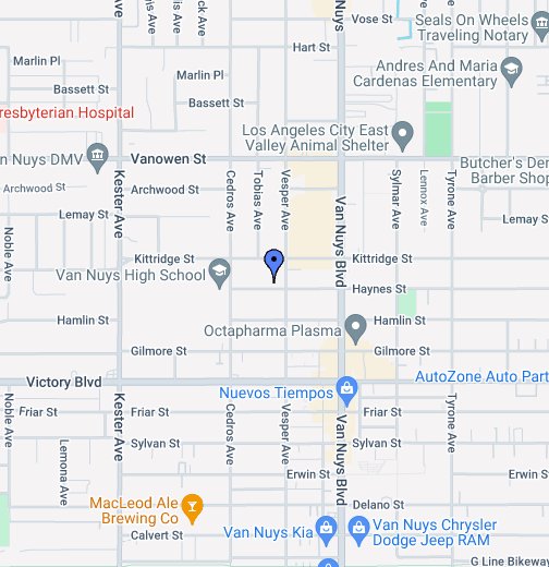 Dunder Mifflin - Scranton branch in Van Nuys, CA (Google Maps)