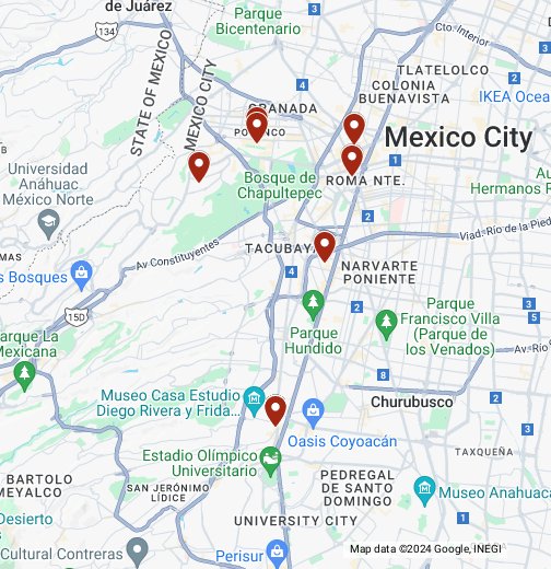 7 Restaurantes en la CDMX para los amantes del Queso - Google My Maps