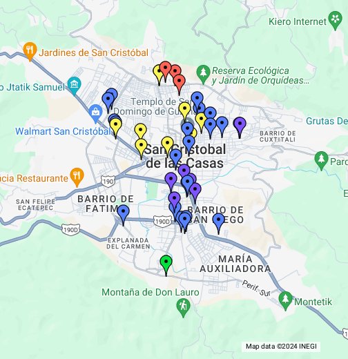 San Cristobal de las Casas, CHIS - Google My Maps