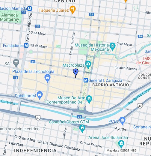 Fr. Servando Padre Mier 486 - Google My Maps