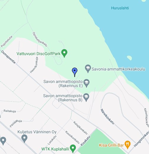 Savonia-ammattikorkeakoulu, Varkauden kampus – Google My Maps