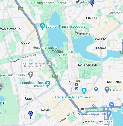 Helsingin NA – Google My Maps