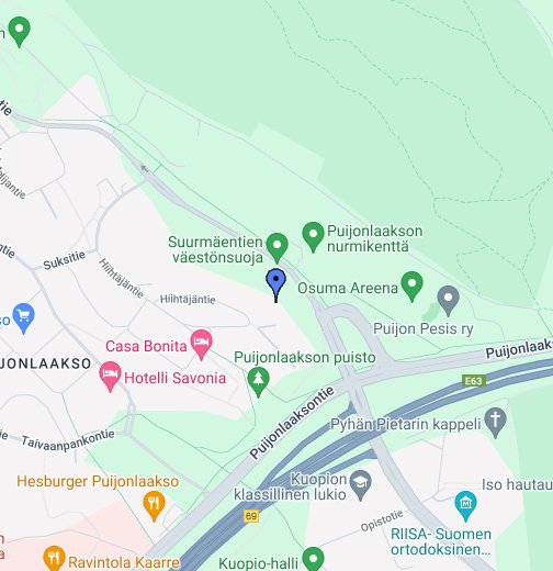 Kuopion kamppailuseura, Krav Maga sali – Google My Maps