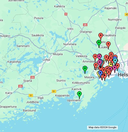 Espoon seurakunnat – Google My Maps