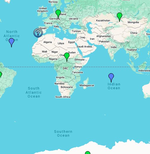 Karta svijeta – Google moje karte