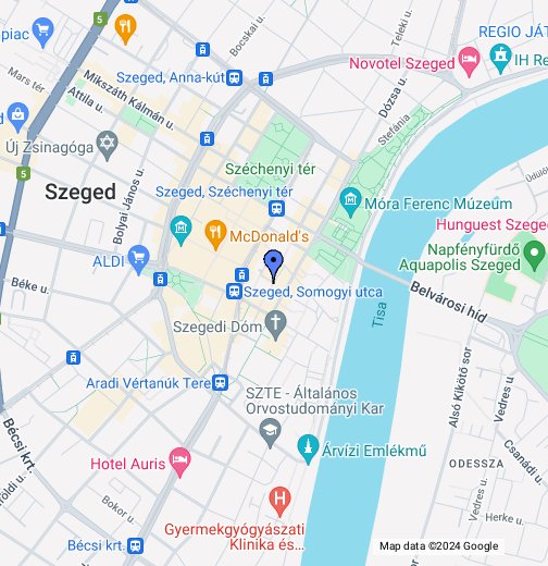 google szeged térkép Dom Hotel Szeged Google Sajat Terkepek google szeged térkép