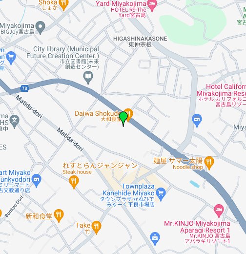 宮古島 Miyako Island Google マイマップ