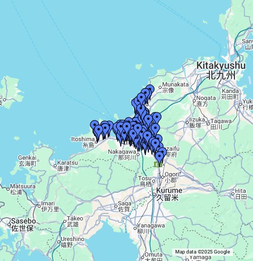 福岡地区小児科医会 Google マイマップ