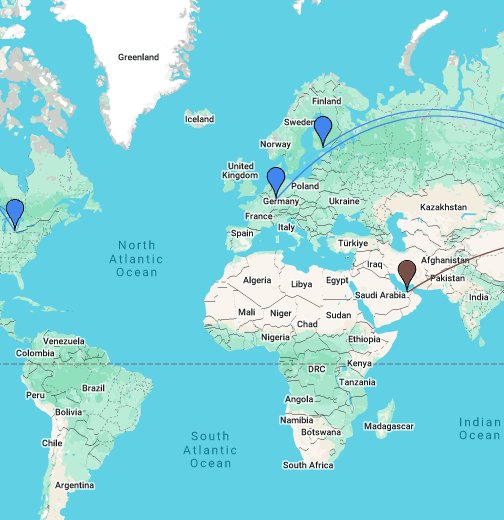 中部国際空港 セントレア Ngo 就航路線図 ルートマップ Google マイマップ