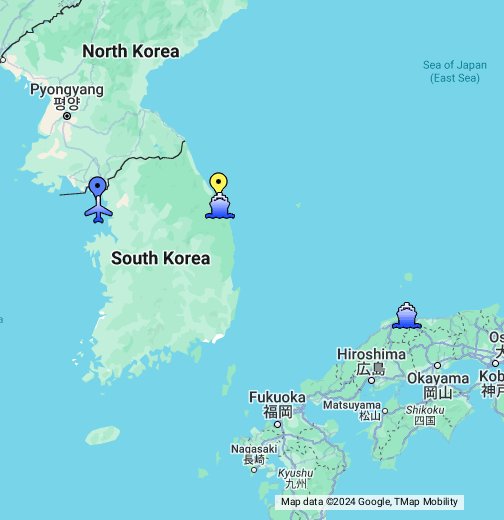韓国 Jic Google マイマップ