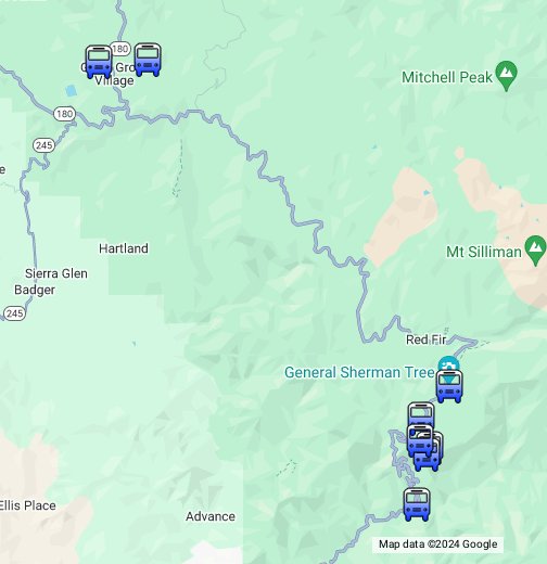 セコイア国立公園 Google マイマップ
