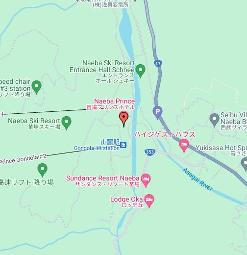 苗場プリンスホテル Google マイマップ