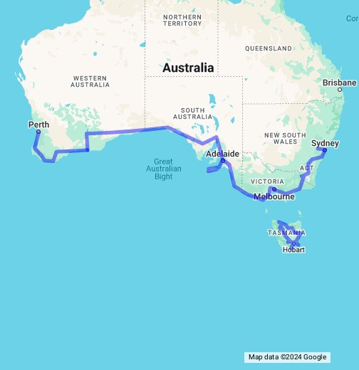 オーストラリア 概要 Google マイマップ