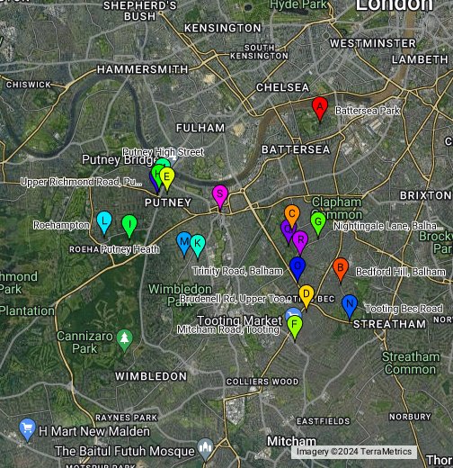 Map of Westfield London Shopping Centre - Google My Maps
