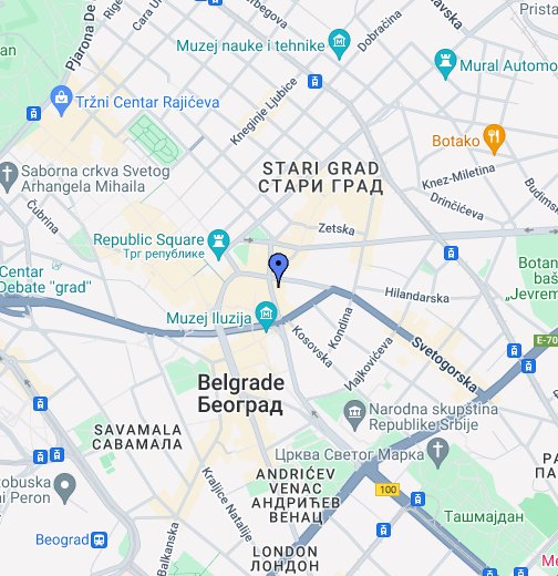 dom omladine beograd mapa Belgrade Youth Center (Dom omladine)   Google My Maps dom omladine beograd mapa