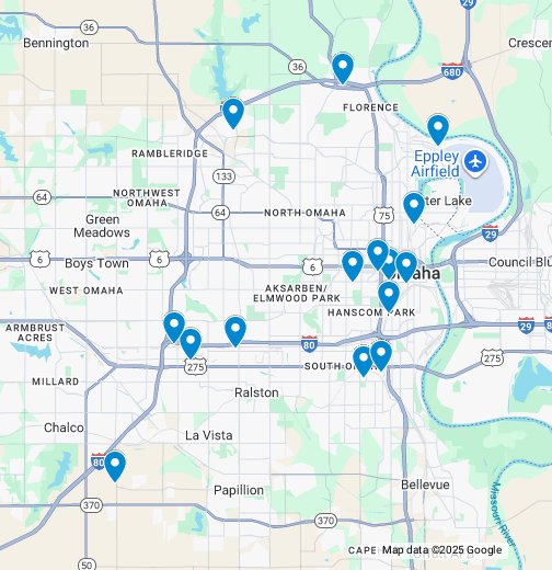 Papillion Warehouse Google My Maps