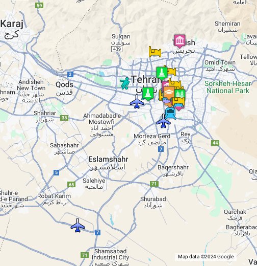 teheran karta Tehran Map   Google My Maps teheran karta