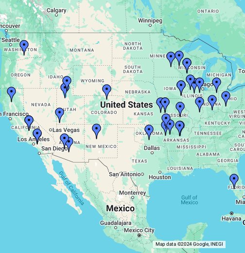 Walmart Warehouse Locations Map